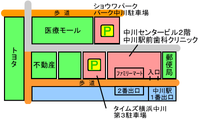 中川駅周辺地図