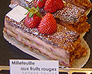 Millefeuille aux fruits rouges 3.80e