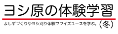 ヨシ原の体験
