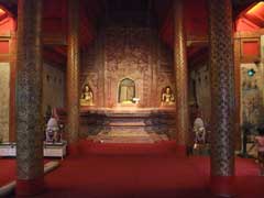 プラシン寺から仏像が運び出された後