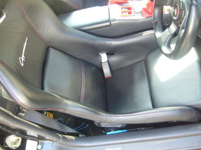 引取限定 ABARSセミバケットシート カプチーノシートレール付いてます 